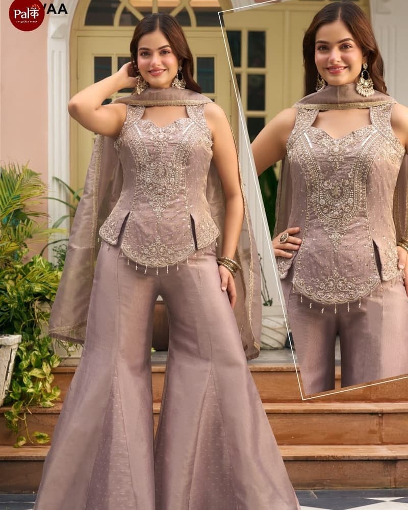 Rivaa Rose Embellished Co-ord Set — Full Silhouette